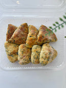 Cheese and Fresh Za'atar Pastries  معجنات جبنة وزعتر أخضر
