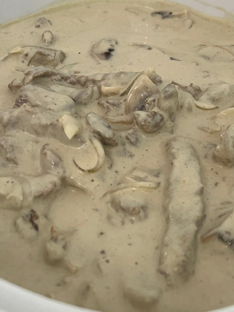 Family Beef Stroganoff ستروغانوف العيله