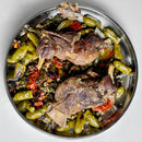 Lamb Shoulder with Warak & Koosa ضلعة مع ورق