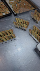 Cheese and Fresh Za'atar Pastries  معجنات جبنة وزعتر أخضر