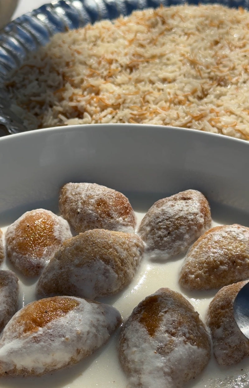 Kubbeh Labaniyeh with Rice كبه لبنية