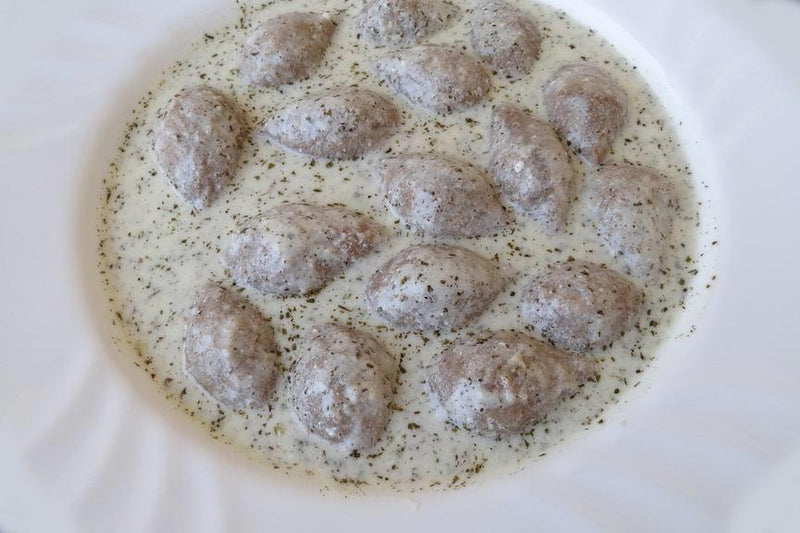 Kubbeh Labaniyeh with Rice كبه لبنية
