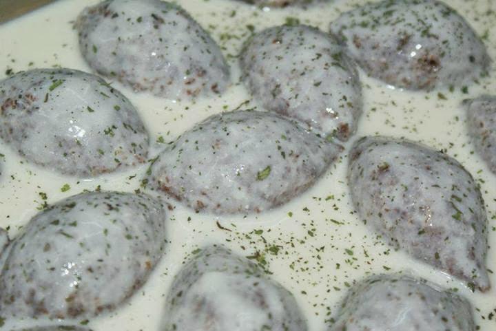 Kubbeh Labaniyeh with Rice كبه لبنية
